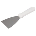 Thumbnail image #1 for Stanton Trading PL7415 Pan Scraper, 3" Stainless Steel Blade, White Plastic Handle Case of 120