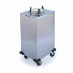 Thumbnail image #1 for Lakeside Manufacturing EASY-GLIDE 6105 Heated Mobile Dish Dispenser, Enclosed Base, 1 Tube, 5-1/8"–5-3/4" Round Plates