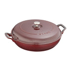 Thumbnail image #1 for Zwilling J.A. Henckels Staub® 1007985 Braiser Pan, 3-1/2 qt, Enameled Cast Iron, with Dome Lid, Induction Ready