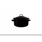 Thumbnail image #1 for Kadra Kitchenware Millvado MGS-05-QT 5 qt. Granite Stock Pot with Lid Case of 6