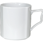 Thumbnail image #1 for International Tableware Rhapsody RA-35 3.5 oz Porcelain Coffee Cup with Handle, Bright White Case of 3 Dozen