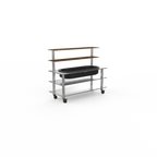 Thumbnail image #1 for Steelite Mogogo, Modular MGCMLC03WSXW 5-Tier Modular Back Bar with Insulated Ice Well, 71" x 29-1/2" x 60-1/2"