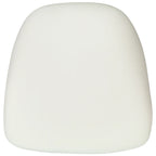 Thumbnail image #1 for Flash Furniture BH-IVORY-HARD-GG Ivory Polyester Chair Cushion for Crystal or Resin Chiavari Chairs, 15 x 15 x 1-3/4 in