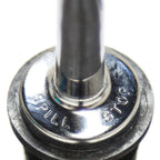 Thumbnail image #3 for Spill-Stop 285-51 Tapered Liquor Pourer, Controlled Medium Speed, Seamless Spout, Chrome-Plated, Black Collar