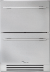True Residential 24-Inch One-Section Undercounter Refrigerator with Solid Stainless Steel Drawers
