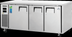 Thumbnail image #5 for Everest Refrigeration ETRF3 3-Section Undercounter Worktop Dual Temperature Refrigerator/Freezer Combo