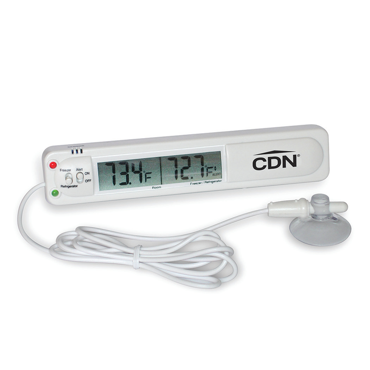 Product image #2 for CDN Digital Freezer/Refrigerator Thermometer Alarm, Audio/Visual, -58°F to 158°F