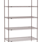 Thumbnail image #1 for Metro Super Erecta SE-2130K4-74-S5 Wire Stationary Starter Wire Shelving Unit, 30"W x 21"D x 74"H, 800 lb. capacity per shelf, 2000 lb. capacity per