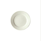 Thumbnail image #1 for Winco BPR-75RE-AW Round Porcelain Plate, 7-1/2", Rolled Edge, American White Case of 3 Dozen