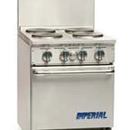 Thumbnail image #4 for Imperial (Middleby) Pro Series IR-4-E 24-Inch Electric Solid-Top Restaurant Range with 4 Round Elements and Space-Saver Oven
