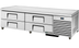 Thumbnail image #4 for True 79-1/4-Inch Wide Refrigerated Chef Base with 4 Drawers, Self-Contained Side-Mounted Refrigeration