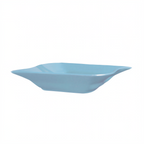 Thumbnail image #1 for CAC China Soho SOH-125-LBU Light Blue Rectangular Ceramic Pasta Bowl, 22 oz, 12"L x 8-1/2"W 1 Dozen