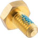 Thumbnail image #1 for AllPoints Foodservice Parts & Supplies 1591224 Pre-Rinse Faucet Lever Arm Screw, 8-32 Thread, Brass, Mini M-70 Series