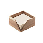 Thumbnail image #1 for Tableware Solutions USA Leone S5040 Acacia Wood Napkin Holder, Natural, 7-1/3" x 4"