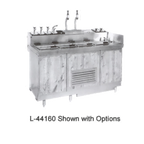 Thumbnail image #1 for La Rosa Refrigeration L-44172 Refrigerated Ice Cream Cabinet with Syrup Rail, 72 in, 12 3-Gal Capacity