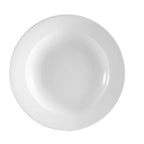 Thumbnail image #1 for CAC China Universal UVS-105 Round White Porcelain Pasta Bowl, 18 oz, 10-1/2" Diameter 1 Dozen