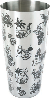 Product image #2 for Barfly 28 oz Tiki Cocktail Shaker Tin, 18/8 Stainless Steel