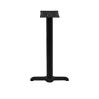 Thumbnail image #1 for Oak Street B522-CTR Counter-Height Steel Table Base, 5" x 22" Base Spread, 3" Column, Black Finish
