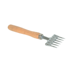 Thumbnail image #1 for Thunder Group IRCP008 Ice Chipper, 9-Inch, 6-Prong, Carbon Steel, Wood Handle Case of 120