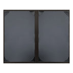 Thumbnail image #1 for Risch Tamarac TAM-2V 8.5X14 Padded Faux-Leather Double-Fold Menu Cover, 2-View, 8-1/2" x 14" Case of 25