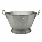Thumbnail image #1 for Libertyware ACOL13 13 Qt Footed Colander, 14 in Diameter, Heavy-Duty 3000 Series Aluminum Case of 6