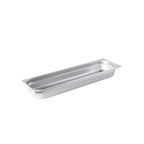 Thumbnail image #1 for CAC China STPHL-24-2 Solid Stainless Steel Steam Pan, 1/2-Size Long, 2-1/2-Inch Deep, 24 Gauge Case of 24