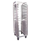 Thumbnail image #1 for Winholt Equipment AL-1812-HD Mobile Aluminum Pan Rack, 12-Pan 18" x 26", Open Sides, End Loading