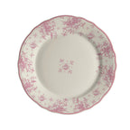Thumbnail image #1 for Steelite International HL Ivory HL54263902 Round China Plate, 7-1/4", Scalloped Edge, Carolyn Camille Rose Case of 3 Dozen