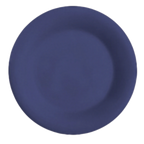 Thumbnail image #1 for G.E.T. Diamond Mardi Gras WP-6-PB Round Wide-Rim Melamine Plate, 6-1/2 in., Peacock Blue Dozen Case of 4 Dozen