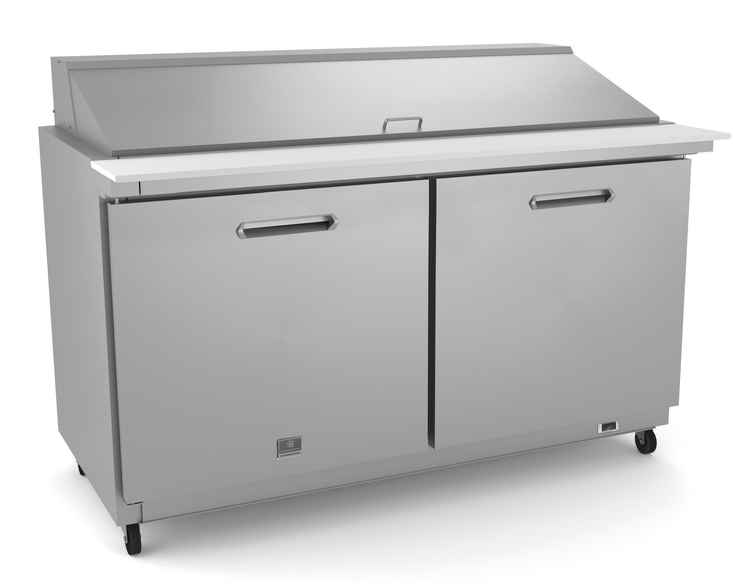 Product image #6 for Kelvinator Commercial 61-Inch 2-Section Mega Top Refrigerated Sandwich/Salad Prep Table, 24 1/6-Pan Capacity