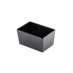 Thumbnail image #1 for TableCraft Products Simple Solutions™ 12554 Quarter-Size Straight-Sided Melamine Bowl, 4.25 qt, Black, 9.5" x 6.375" x 5" Case of 8