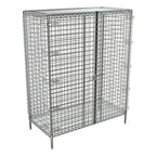 Thumbnail image #1 for Tarrison Products Ltd. TS-SU2436Z-KIT Stationary Security Storage Cage, 36"W x 24"D x 63"H, 2" Mesh, 2 Lockable Doors