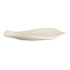 Thumbnail image #2 for Steelite International Delfin, Marisol Sandshell 7002DD028 Flat Melamine Plate, Beige, Free-Form, 11-1/2" 1 Dozen
