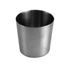 Thumbnail image #1 for Thunder Group SLFFC001 13 oz Stainless Steel French Fry Cup, Satin Finish, 3-3/8" x 3-3/8"H Case of 48