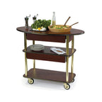 Thumbnail image #1 for Lakeside Manufacturing 37307 Cold Food Salad Cart, 3 Open Shelves, Pullout Drawer, 44"W x 23"D x 35"H