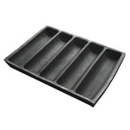 Thumbnail image #1 for CAC China BMSW-5SC 5-Compartment Silicone Sub Sandwich Bread Mold with 12-Inch Roll Compartments Case of 144