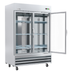 Thumbnail image #6 for KoolMore Two-Section Reach-In Glass Door Freezer, 47 Cu. Ft., Bottom-Mount Self-Contained, Stainless Steel