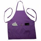Thumbnail image #1 for Libertyware TXTBA-PP Purple Bib Apron, 28-1/2" x 27", 3 Pockets, 65/35 Poly/Cotton Twill Case of 72