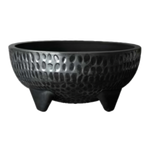 Thumbnail image #1 for G.E.T. Viva Mexico MOJ-804-BK Molcajete Bowl, 64 oz, Black Melamine 1 Dozen