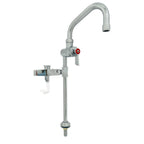 Thumbnail image #1 for Fisher 10090 Deck-Mount Glass/Pitcher Filler, Single-Hole, 8-Inch Pedestal, 6-Inch Swing Spout, 3/8-Inch Male