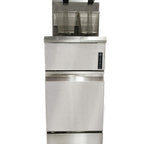 Thumbnail image #1 for Venancio USA Prime PFR40G-CB Freestanding Gas Fryer, 16"W, 40 lb Capacity, Millivolt Controls, Stainless Steel Front & Sides
