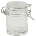 Thumbnail image #1 for JB Prince R860 1 oz Glass Mason Jar Condiment Jar with Bail Wire Closure and Rubber Gasket