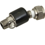 Thumbnail image #1 for AllPoints Foodservice Parts & Supplies 8405405 Spray Nozzle Swivel Adaptor, 1/2" NPT Inlet, 3/4" Garden Hose Thread Outlet
