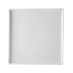 Thumbnail image #1 for CAC China Palace Square PLC-16 Square Porcelain Plate, 10-1/2 Inch, Bone White 1 Dozen