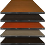 Thumbnail image #1 for Oak Street Fortress FT3030-E Square Table Top, 30" x 30", 1-1/8" Engineered Wood Panel, Clear-Coated Steel Edge