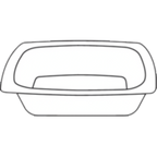Thumbnail image #1 for Dinex DXTT6 Disposable Dessert Dish, 4 oz