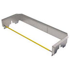 Thumbnail image #1 for AllPoints Foodservice Parts & Supplies 1831107 Bun Feeder Slide, Stainless Steel, 13-1/2"L x 4-1/16"W x 2"D