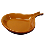 Thumbnail image #1 for International Tableware FPS24-CR Ceramic Serving Skillet, 24 oz, Round with Handle