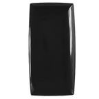Thumbnail image #1 for Thunder Group 49136BK Rectangular Melamine Tray, Black, 13 x 6-1/2 x 1 Inch Case of 3 Dozen
