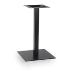 Thumbnail image #1 for G & A Commercial Seating GB Series GBH2424 Bar-Height Steel Table Base, 24" x 24" Spread, 2-1/4" Column, Black Powder Coat